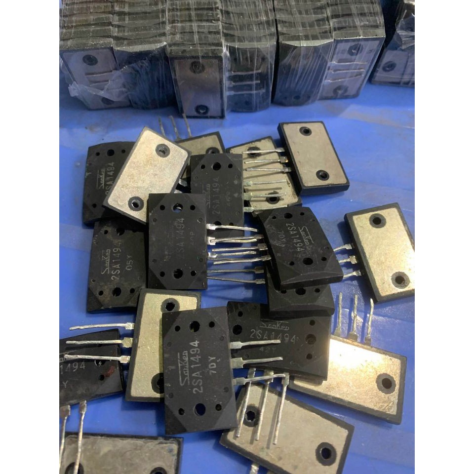 A1494 C3858 cặp saken 2 vít 2SC3858 2sA1494 dòng 17A 200V hàng tháo máy