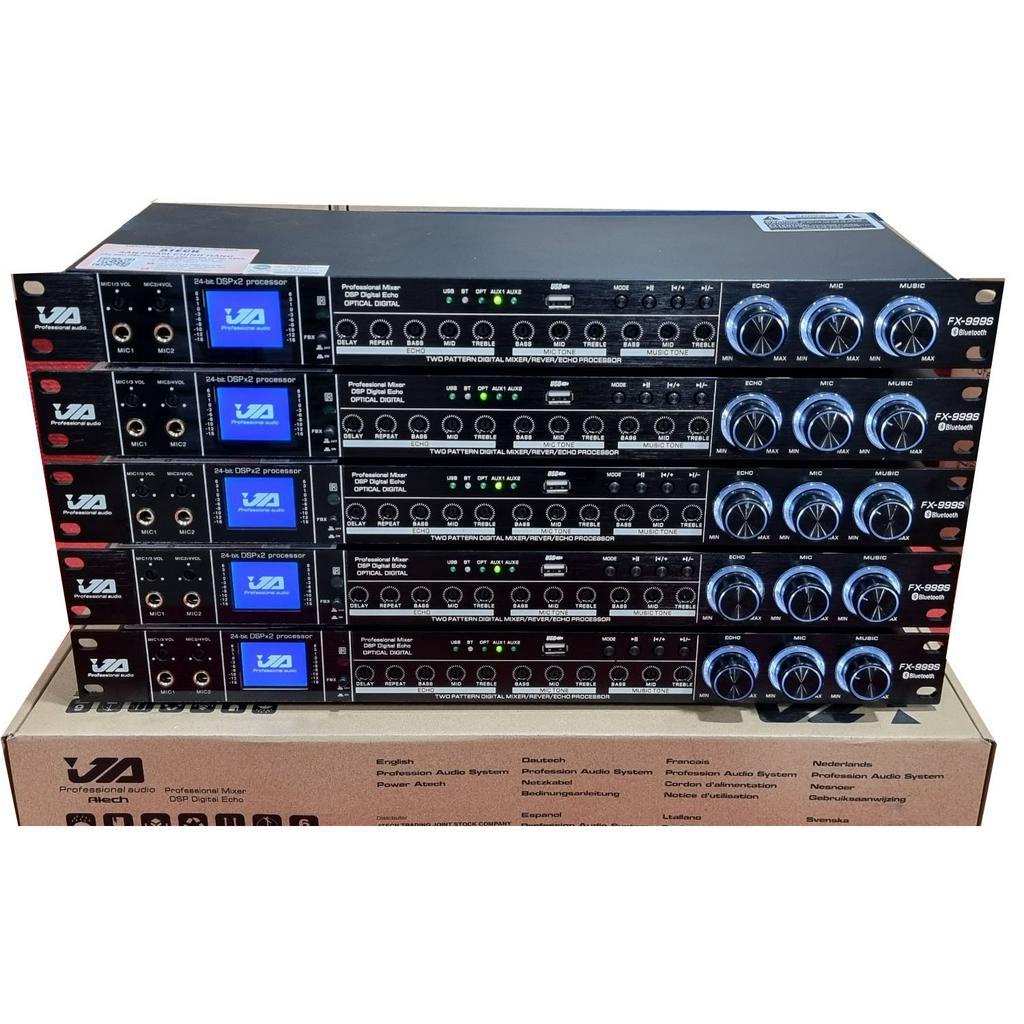 Vang cơ ja FX-999S hàng chính hãng-Vang Cơ Karaoke Chống Hú JA Fx-999S Chính Hãng Bluetooth-Optical-USB