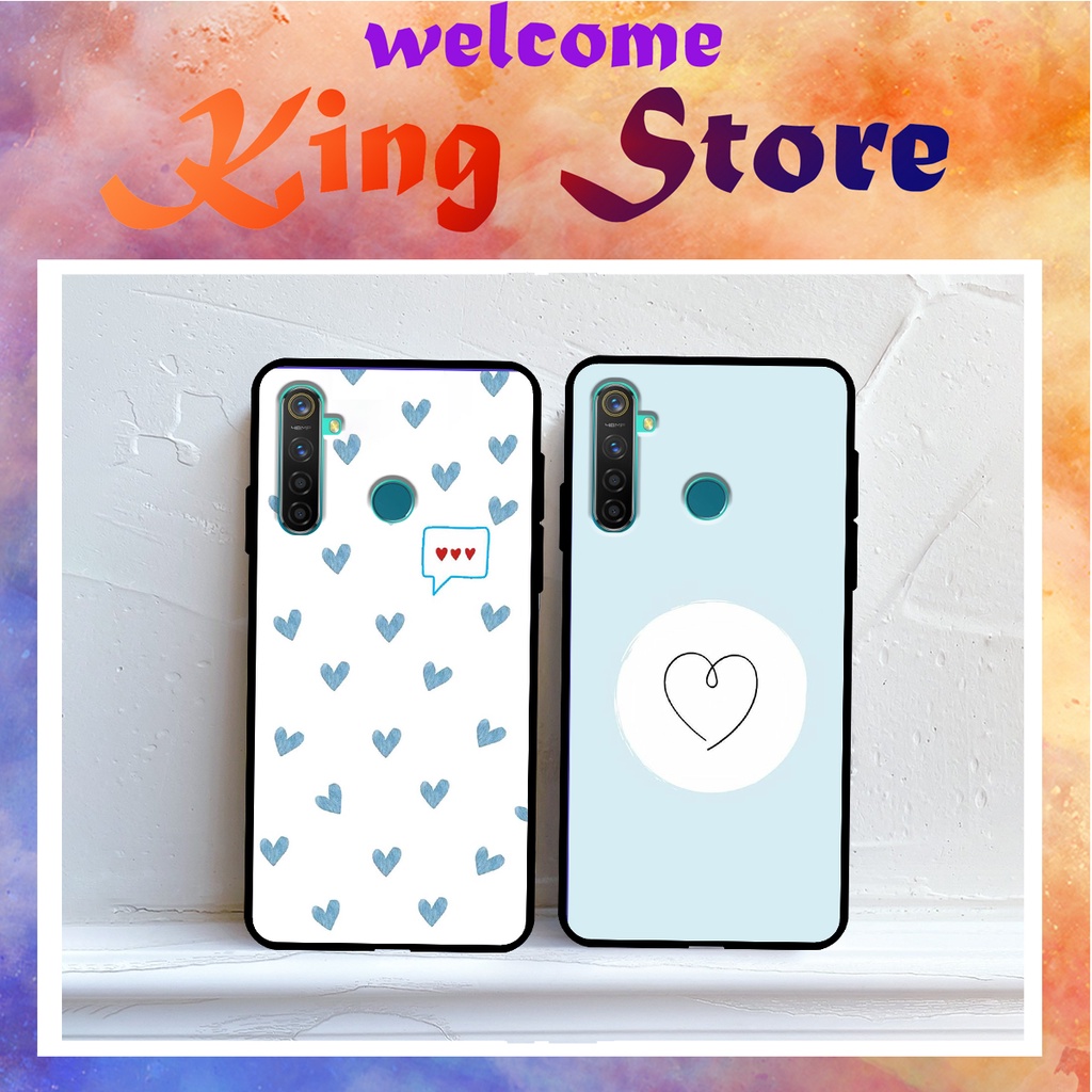 Ốp lưng Oppo Realme C1 - Realme C2 - Realme C3 - Realme C3i - Ốp in hình Trái tim  siêu dễ thương