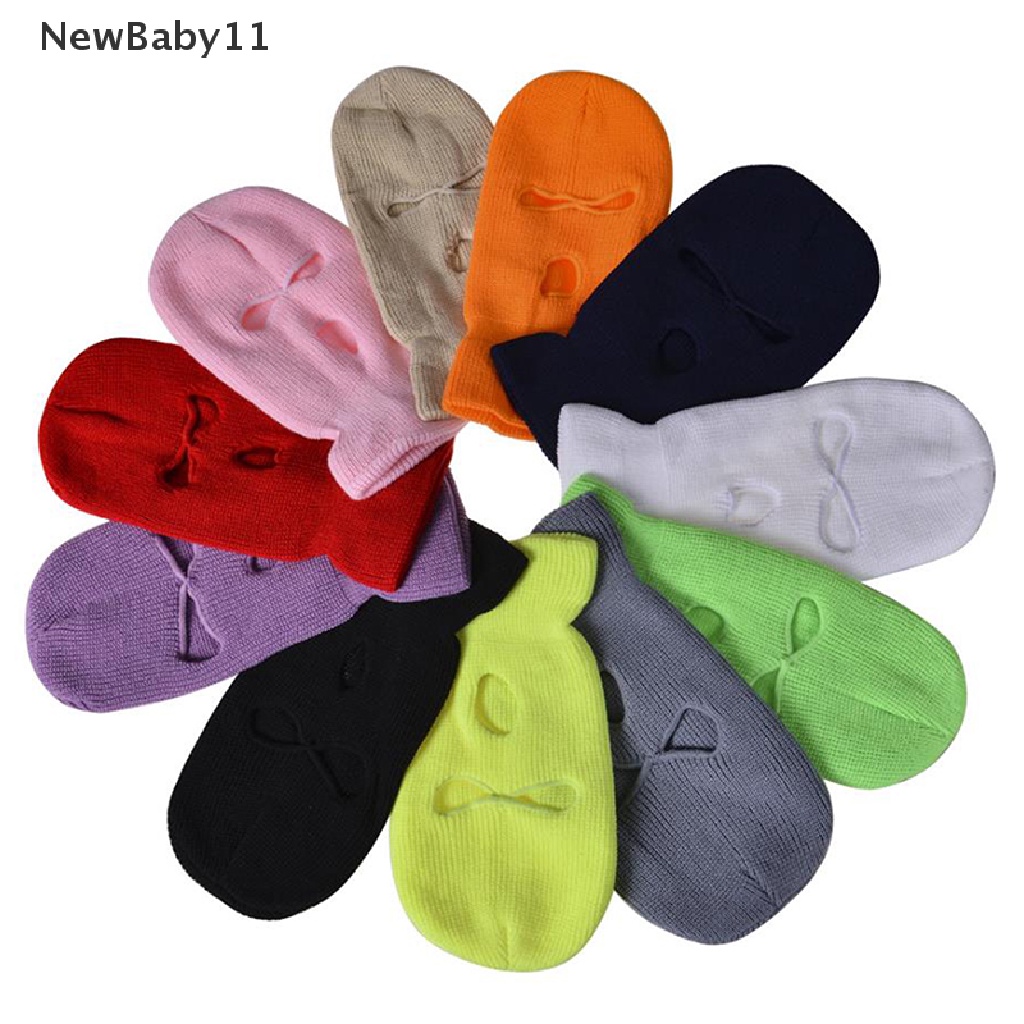 Mũ beanie Trùm Đầu Che Mặt 3 Lỗ Giữ Ấm Mùa Đông
