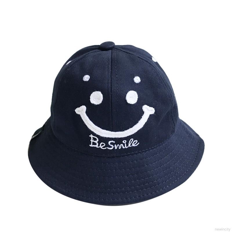 Nón tai bèo họa tiết mặt cười dễ thương phong cách Hàn Quốc cho bé