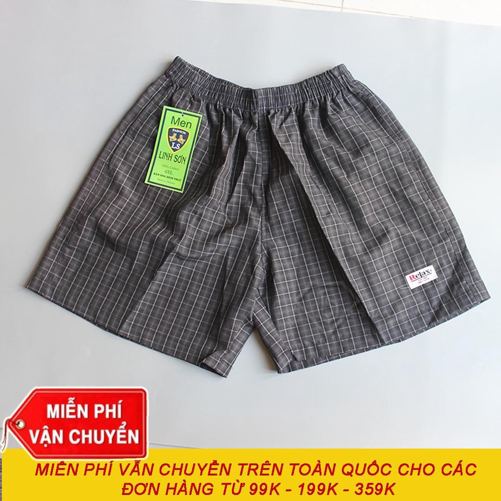 Quần Đùi Nam Caro Có túi- Mặc nhà BM.02