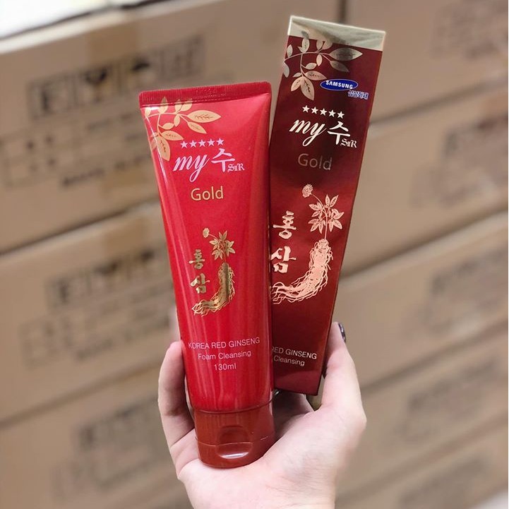 korean red ginseng foam cleansing 130ml