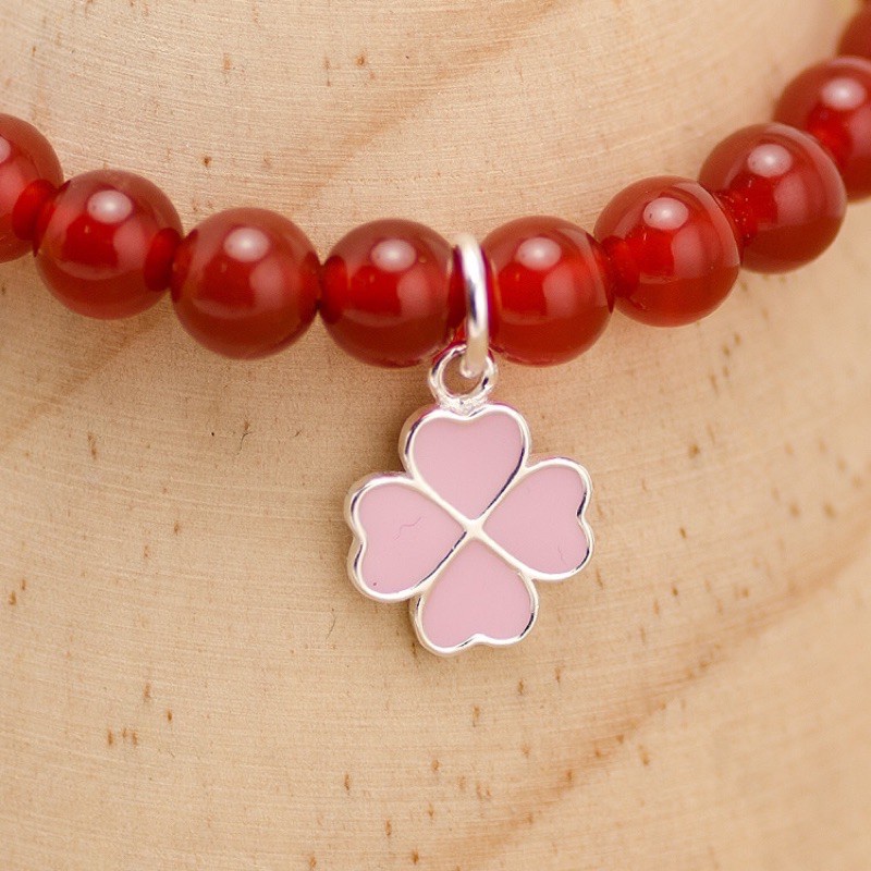 [GIÁ BUÔN] Charm cỏ 4 lá BẠC cực xinh - Hàng bạc loại 1 siêu đẹp PH953