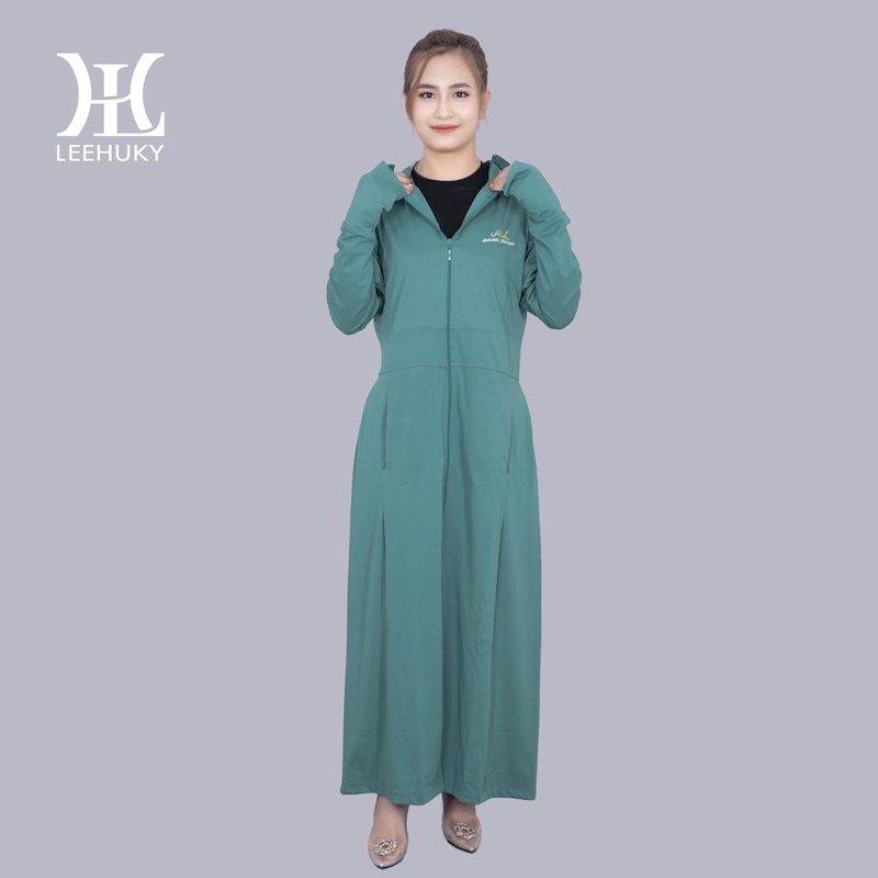 Áo chống nắng nữ 2 lớp toàn thân ( tặng kèm khẩu trang ) vải thun lạnh cao cấp chống tia UV