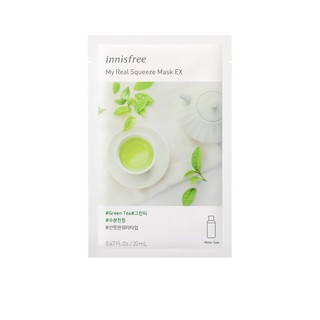MẶT NẠ GIẤY DƯỠNG DA HÀN QUỐC INNISFREE MY REAL SQUEEZE MASK