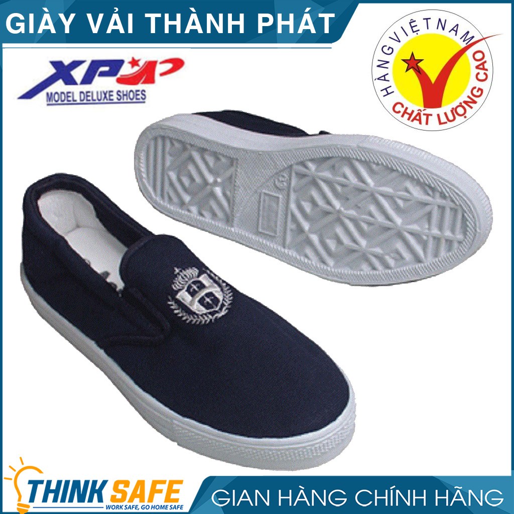 [QUÀ TẶNG KÈM TẤT FREESHIP] Giày vải xỏ chân XP lao động, thể dục, đi bộ giày bảo hộ công nhân công trình, nhà xưởng