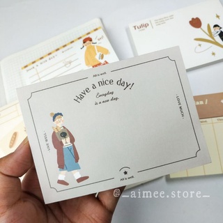 Set giấy note Brown vintage (Ảnh thật) - Aimée Store
