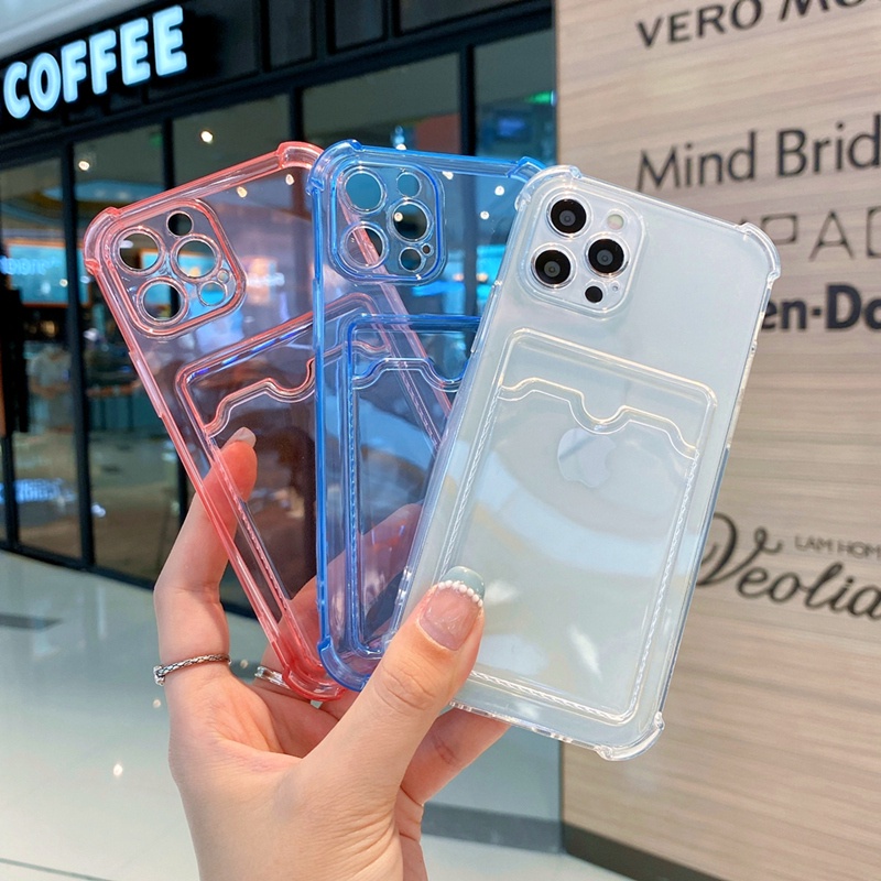 Ốp Điện Thoại TPU Có Ngăn Đựng Thẻ Cho iPhone IP7G/8G IP7P/8P IPX/XS IPXR IPXS MAX