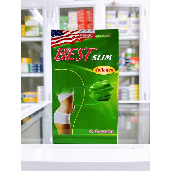 ✅ Giảm cân Best Slim Collagen, giúp giảm cân, giảm Cholesterterol
