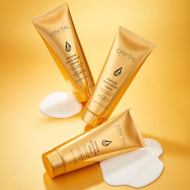 Kem Dưỡng Trắng Da Toàn Thân Crystal Beauty Perfume White Body Cream