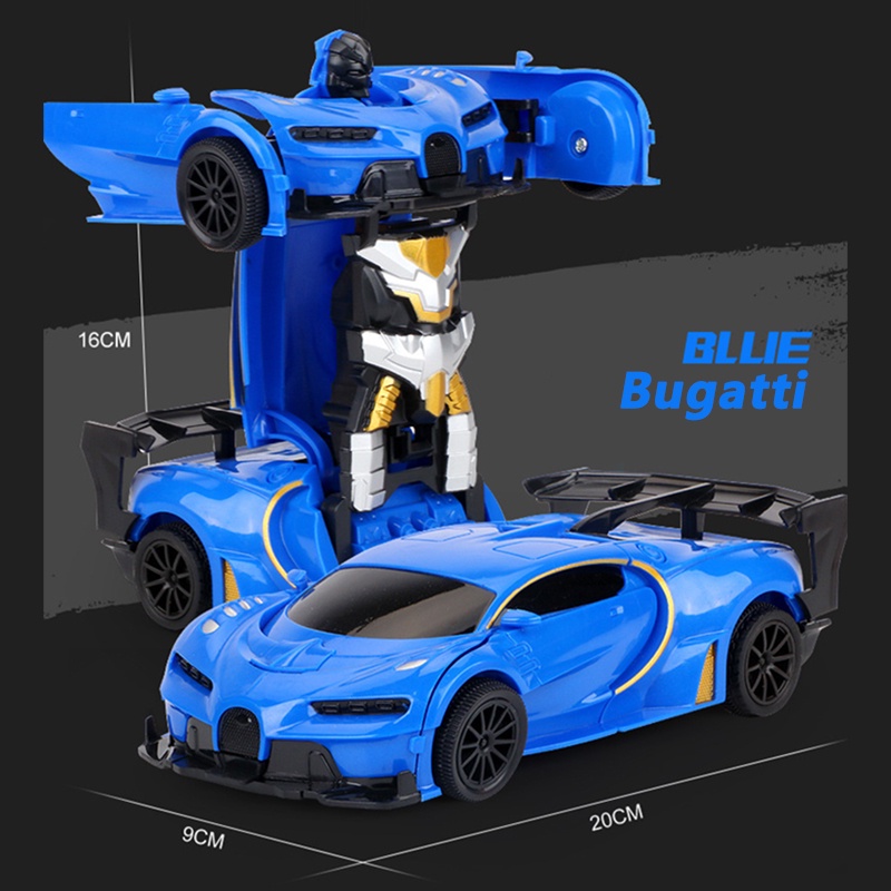 ZHANQI TOYS Mô Hình Xe Biến Hình Rô Bốt RC 1:22 Có Đèn LED Không Dây Và Phụ Kiện