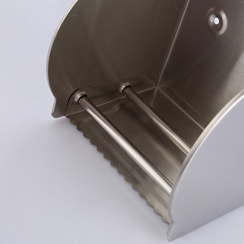 Hộp đựng giấy vệ sinh Inox 304 loại kín che chắn nước cao cấp