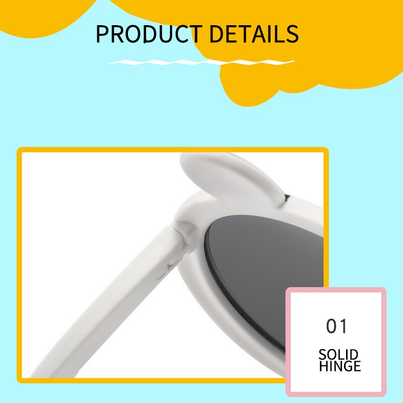 Kính Mát Phân Cực Hình Gấu Trúc Hoạt Hình Bằng Silicone Cho Bé 4-12 Tuổi