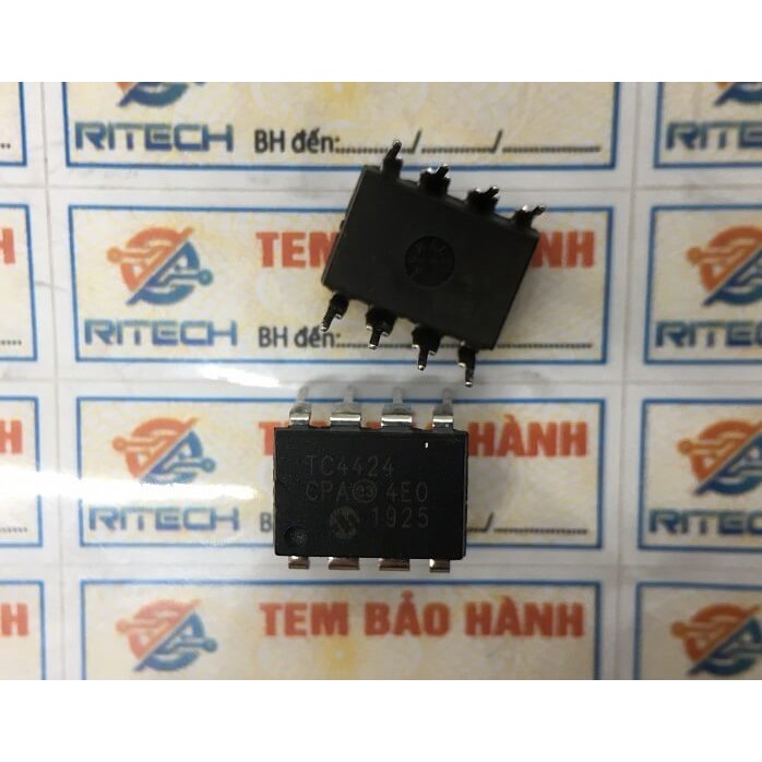 Combo 3 chiếc TC4424, TC4424CPA IC điều khiển Mosfet DIP-8