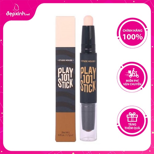 Tạo khối 2 đầu Play 101 Stick Etude House Stick Contour Duo 5.8g