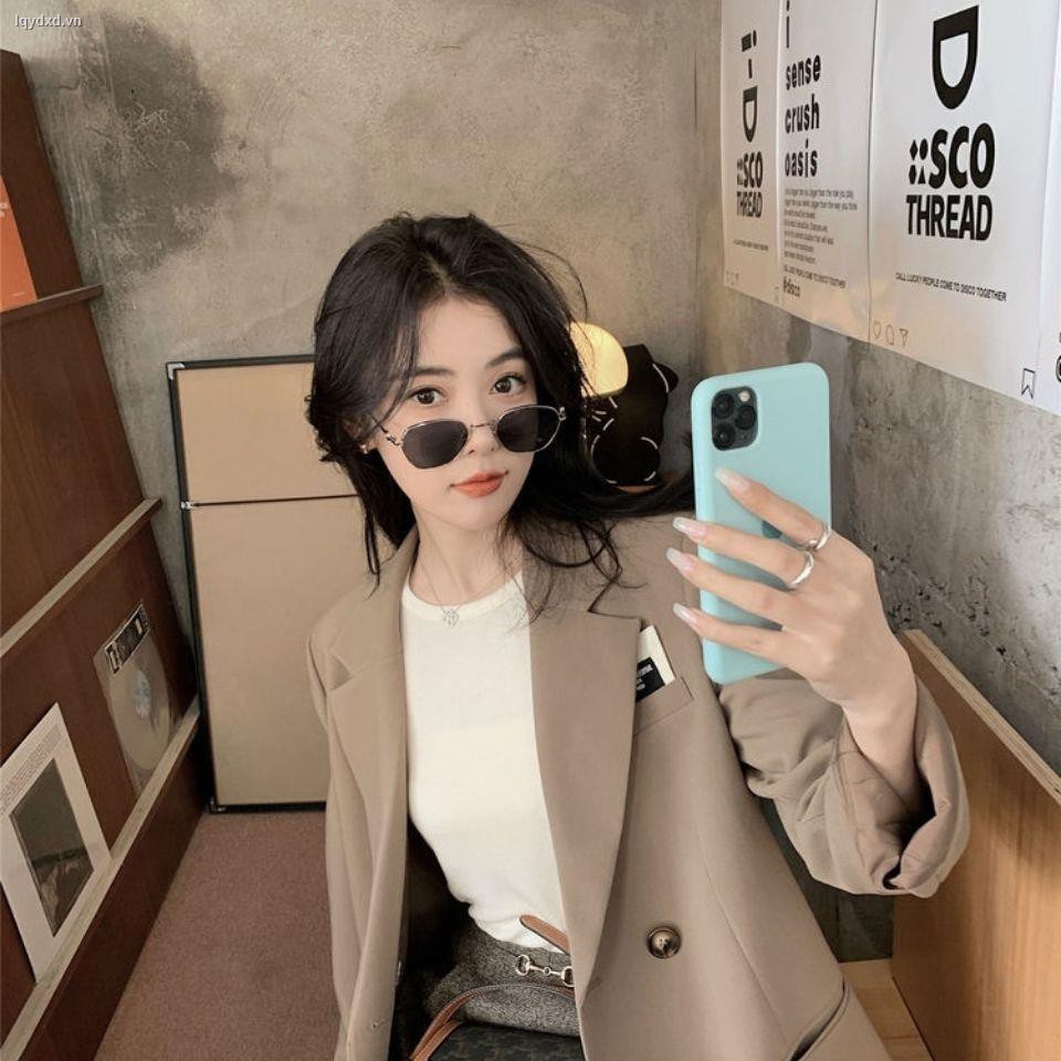 Áo khoác vest dáng rộng kiểu Hàn Quốc thời trang hè 2020 thanh lịch cho nữ