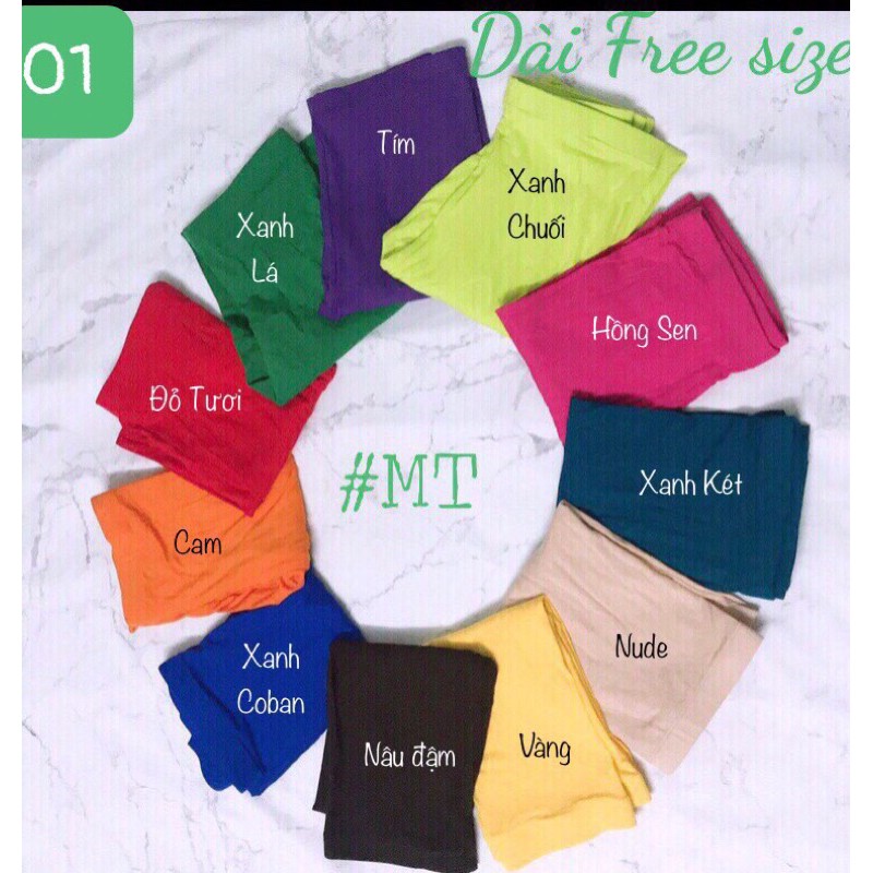 FREESIZE-Quần Dài legging thun thái, mạc RAINBOW