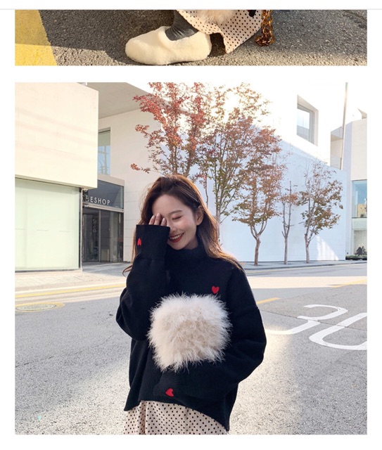 Siêu phẩm Áo len cổ cao thời trang Hàn Quốc A01 | BigBuy360 - bigbuy360.vn