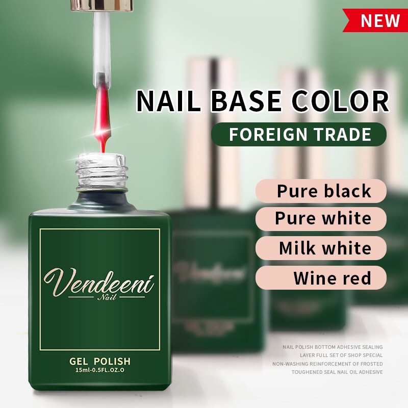 Sơn gel trắng đen trắng sữa vendeeni 15ml