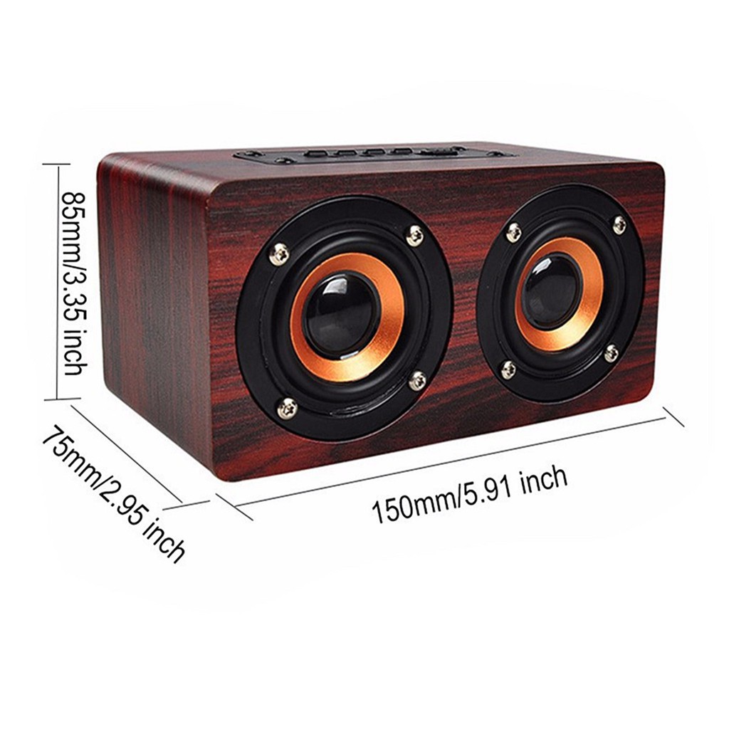 loa gỗ Bluetooth Super Bass vi tính âm thanh nổi HIFI Stereo Speaker PF96- Giá Siêu Rẻ - Siêu Chất