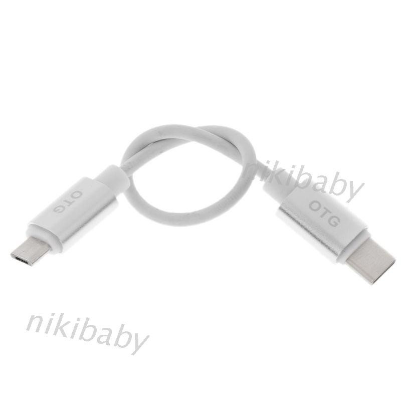 Cáp sạc đồng bộ dữ liệu OTG USB 3.1 Type C Male sang Micro USB Male
