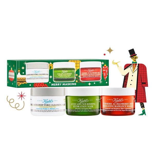 Mặt nạ Kiehl's Mask Rare Earth (đất sét),Turmeric (nghệ), Cilantro &amp; Orange (rau mùi),Calendula (hoa cúc) minisize