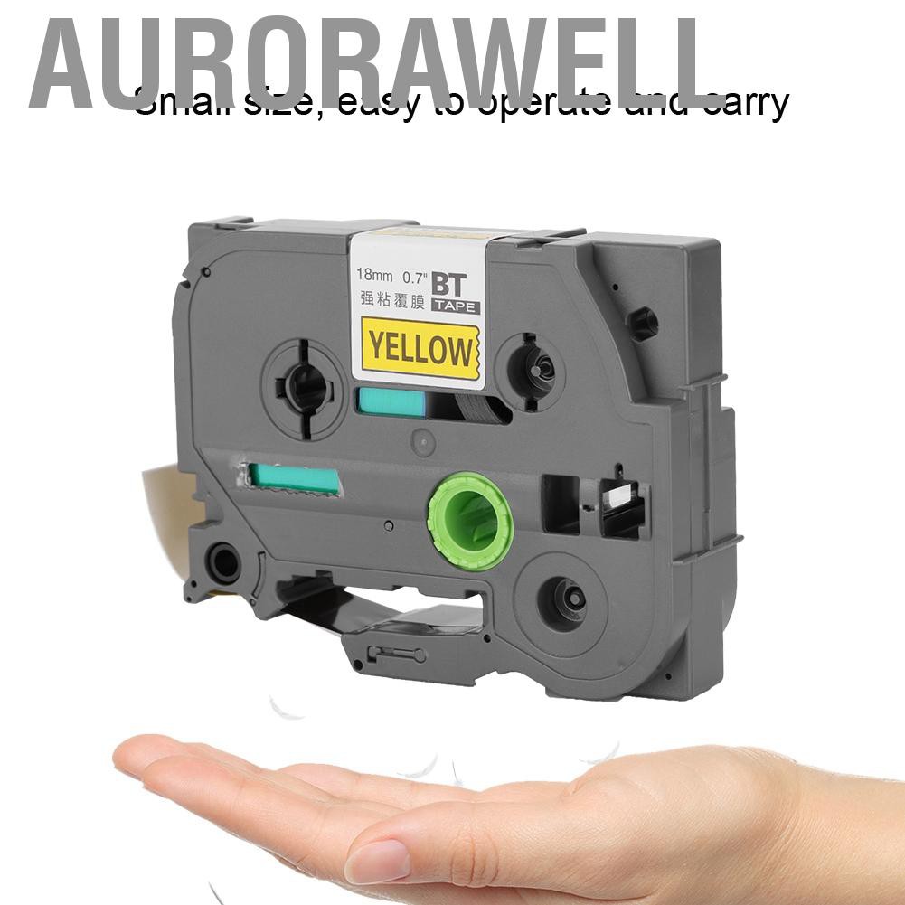 Dây Ruy Băng Màu Vàng Đen 18mm 8mtze-641 Cho Brother Tze-641 | BigBuy360 - bigbuy360.vn