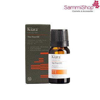 Combo Tinh Dầu Tràm Trà Kiara Tea Tree Oil 10ml + Khăn giấy