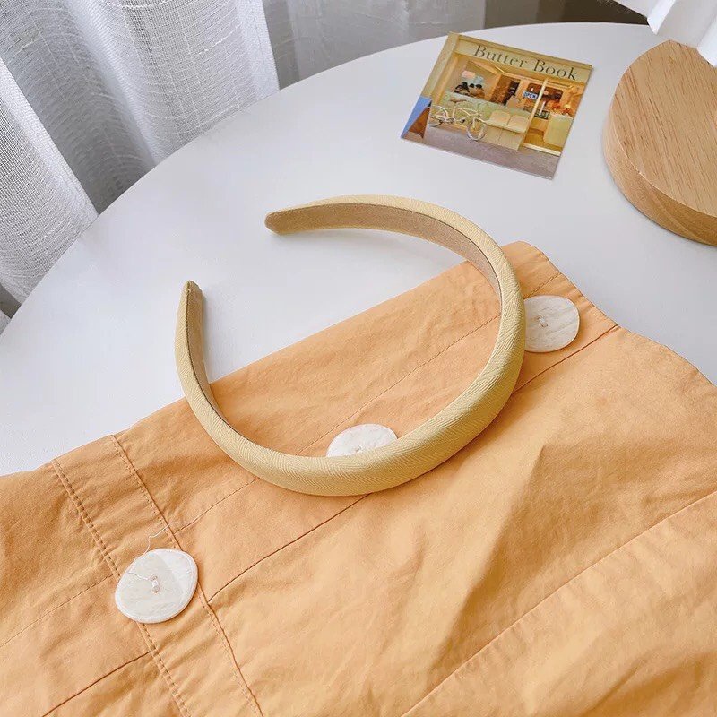Bờm tóc, băng đô cài tóc tiểu thư chất xốp phồng phong cách Hàn Quốc cho nữ phụ kiện tóc