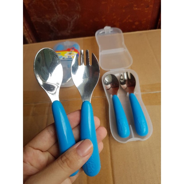 Bộ thìa dĩa cho bé quà tặng sữa monte đáng yêu