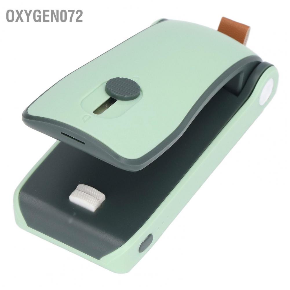 Oxygen072 Máy niêm phong thực phẩm mini Máy hàn miệng túi mini Thiết kế từ tính cầm tay nhỏ USB Sạc nhanh