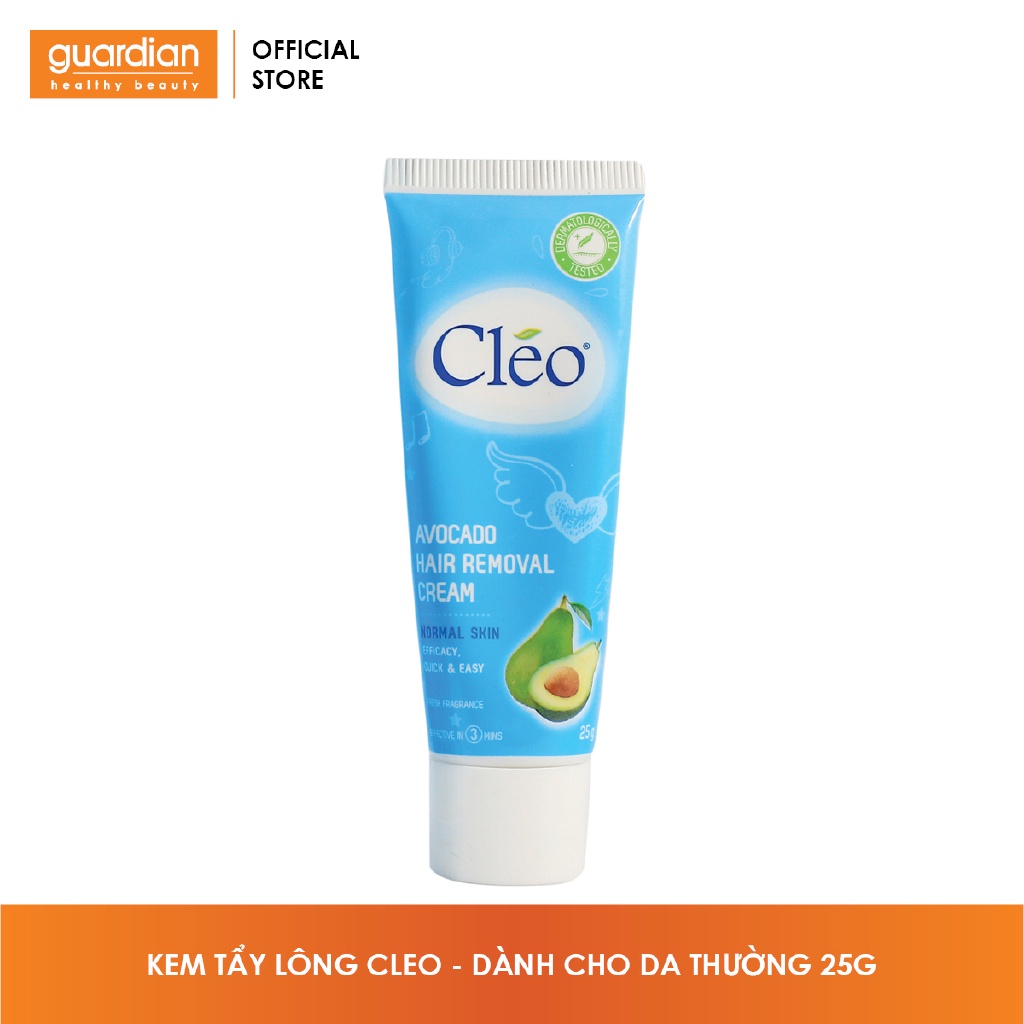 Kem Tẩy Lông Cho Da Thường Cleo Avocado Hair Removal Cream Normal Skin (25g)