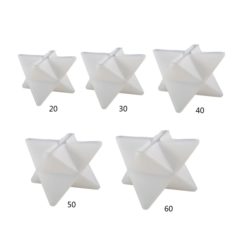 Khuôn Silicone Hình Lục Giác / Ngôi Sao Treo Tường Trang Trí