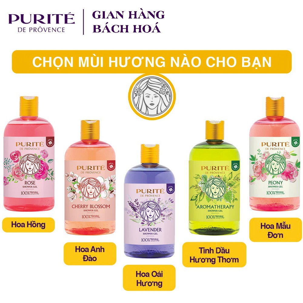 Sữa Tắm PURITE Nhiều Hương