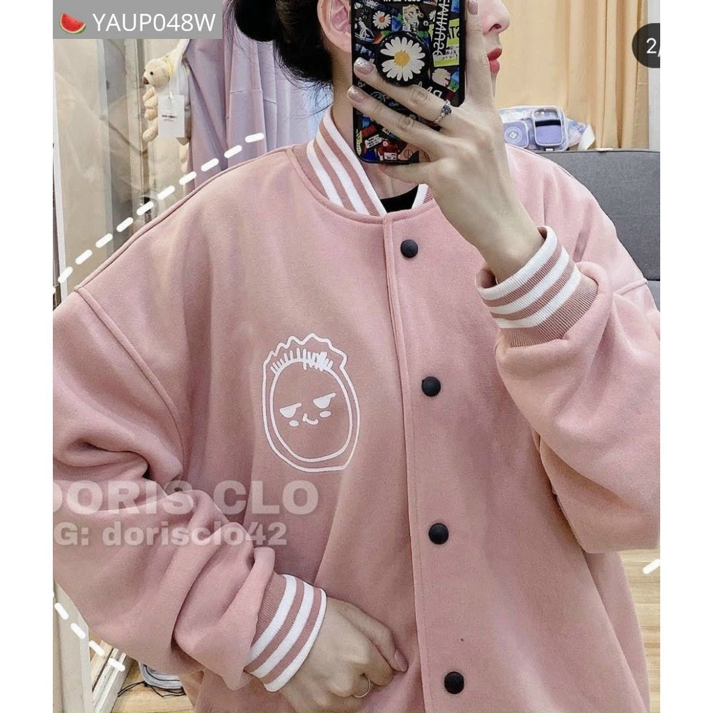 Áo khoác nam nữ nỉ ngoại ko nón cardigan cài nút viền em bé | BigBuy360 - bigbuy360.vn