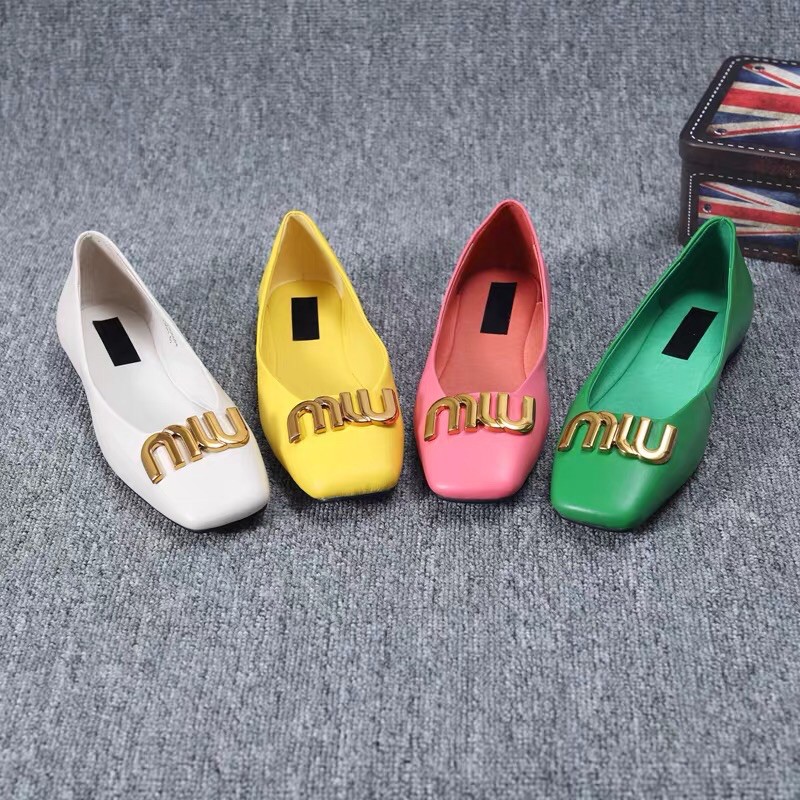 GIÀY BÚP BÊ TRỆT MIUMIU SIÊU CẤP