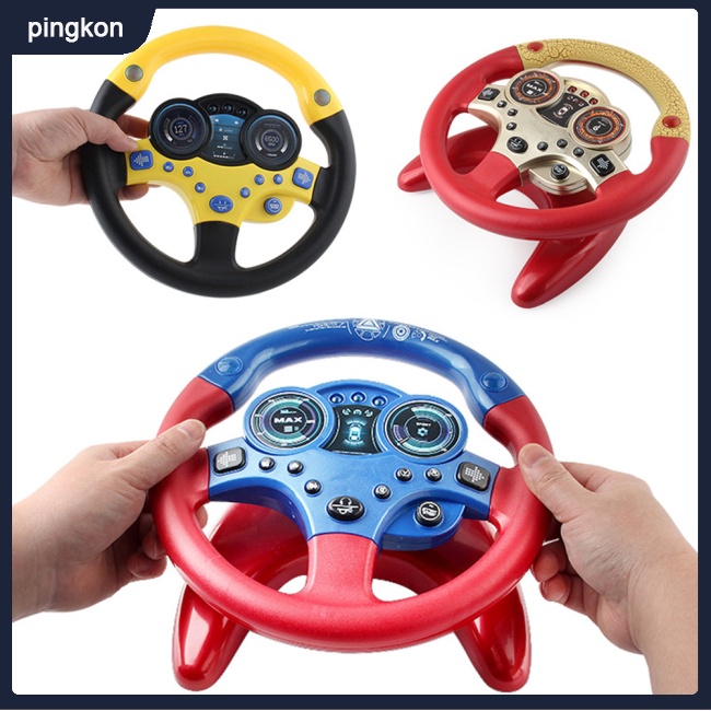 Đồ Chơi Mô Phỏng Vô Lăng Xe Hơi Có Đèn Và Âm Thanh Giáo Dục Cho Bé