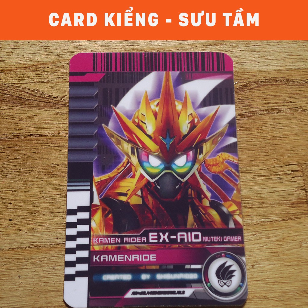 Ex-Aid Muteki Gamer Thẻ bài Kamen Rider Kamishop
