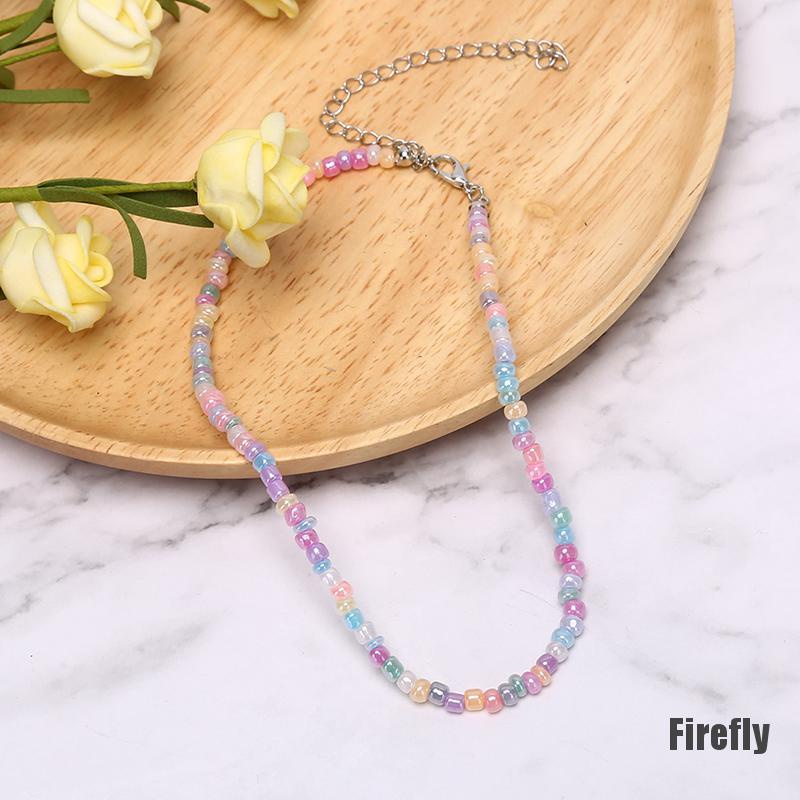Vòng Cổ Choker Đính Hạt Nhiều Màu Sắc Thời Trang
