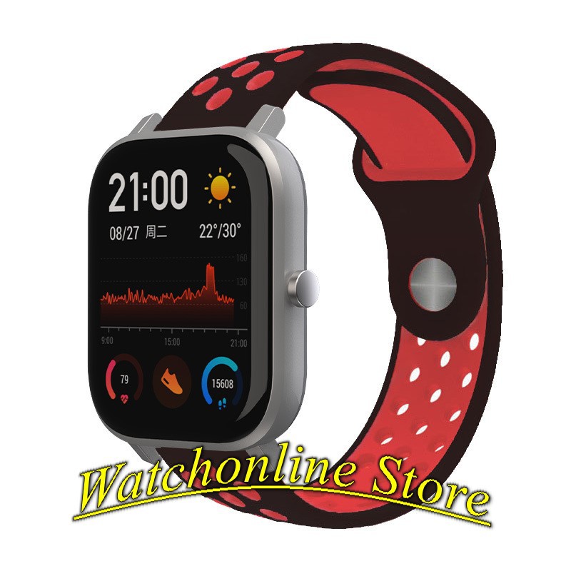 Dây đeo Nike cho đồng hồ Xiaomi Haylou LS02/ Amazfit Gts 2 / Ticwatch Ls02 / Comi P8 / Gtr 42mm