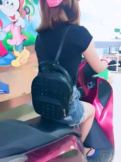 Balô đeo chéo 2in1 hàng VN chất da xịn