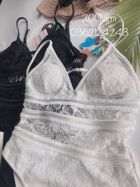 Bikini ren 1 mảnh _ bộ đồ bơi tắm biển nữ một mảnh ?20Charm💦 | BigBuy360 - bigbuy360.vn