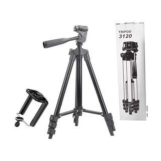 Gậy Chụp Hình Tripod 3120 Mẫu Mới - Loại Tốt  tặng kèm kẹp điện thoại