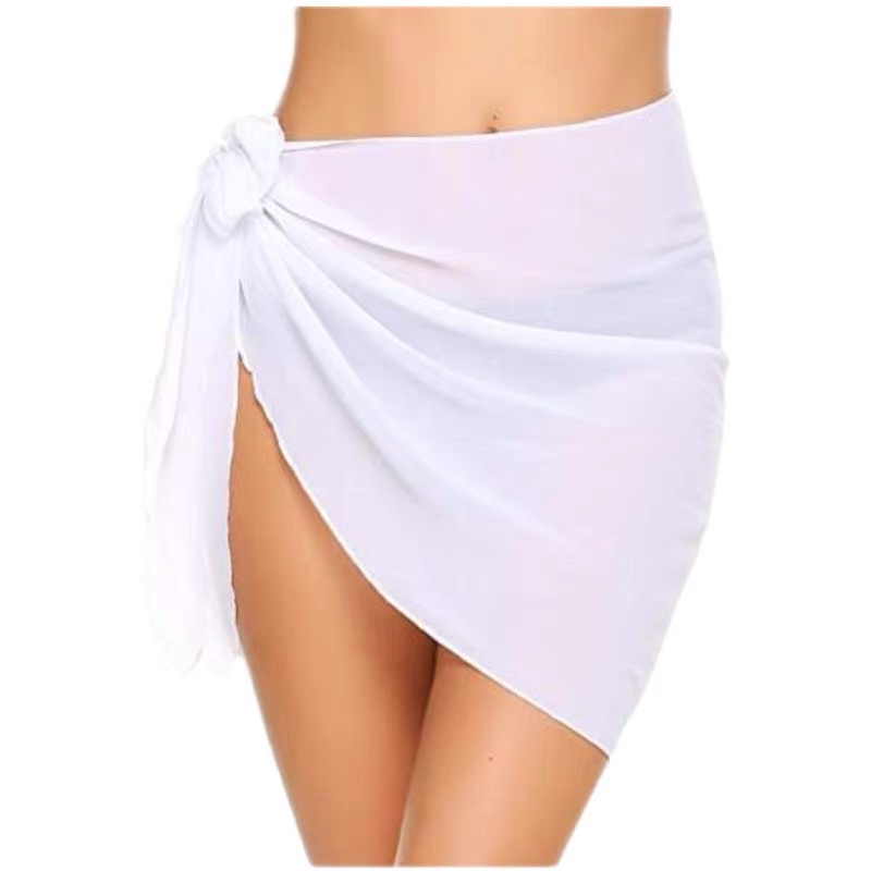 B1025 Váy voan quấn ngoài đồ bơi / bikini Cho Nữ - Nhiều Kiểu Buộc Sáng Tạo