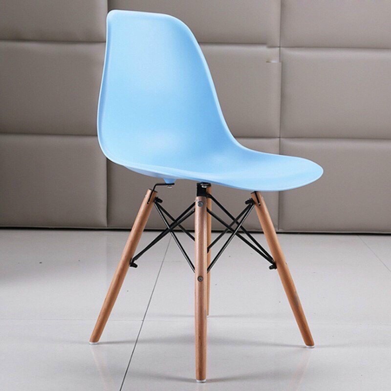 Ghế ngồi làm việc EAMES  chân gỗ sồi dành cho văn phòng, cafe, học tập, phòng khách giá rẻ mà chất lượng cao