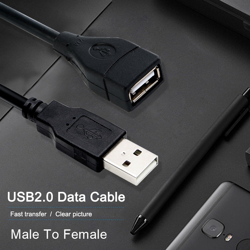 Cáp mở rộng 3M USB 2.0 Đường truyền dữ liệu đầu đực sang đầu cái