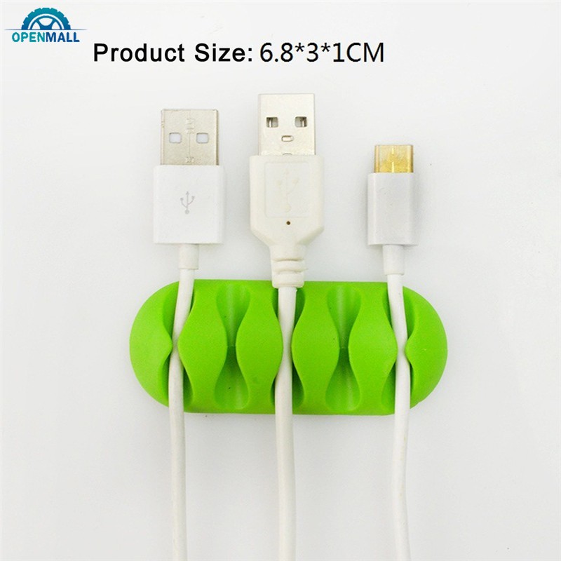 Kẹp cố định dây cáp bằng silicon có giác hút gắn tường