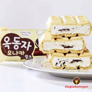 Kem bánh Waffle Choco Shell Monaka Lotte - 140ML