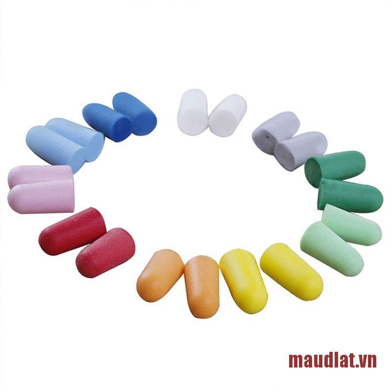 maudlat Anti Noise Earplugs Sound Insulation Slow Rebound Earplugs Sponge Sleep Ea